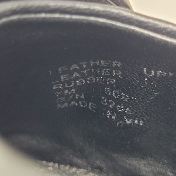 Tory Burch Flats Womens 7M Black Leather Minnie Ballet Comfort Double T Sip On - Picture 13 of 13